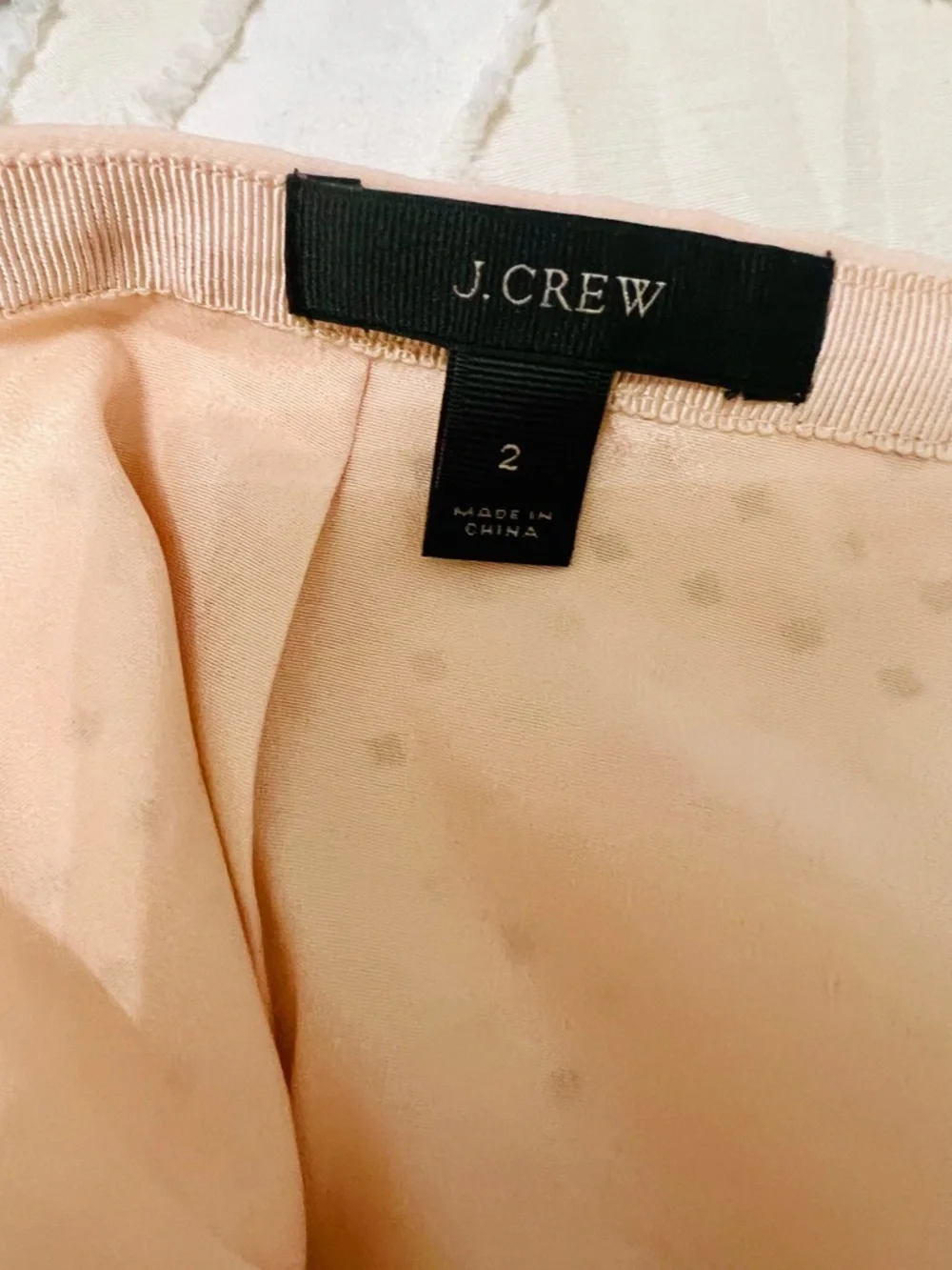J.Crew Blush Pink Laser Cut Pleated Perforated A-Line Mini Preppy Chic Skirt 2
